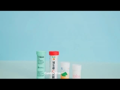 Leere Rohre für Tablettenverpackungen mit Trocknungsmittel der Lebensmittelqualität PP 29 mm OD und 99 mm Höhe