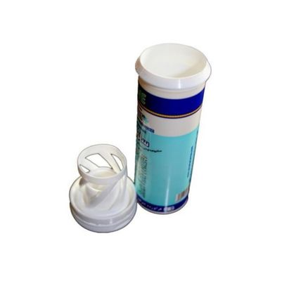 38mm*96mm PP Effervescent Tablet Tube with Desiccant Flip Cover and ISO 9001 Certified