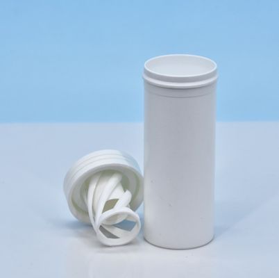 38mm*96mm PP Effervescent Tablet Tube with Desiccant Flip Cover and ISO 9001 Certified