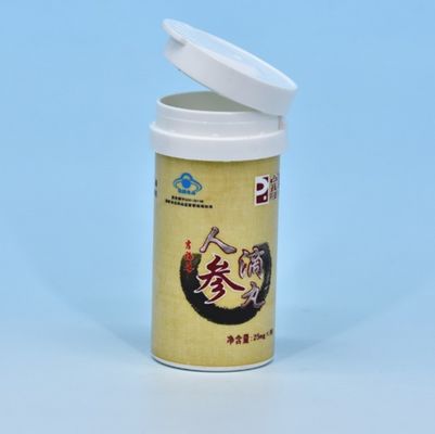 PP Plastic Supply Customize Logo Vitamin C Effervescent Tablet Tubes with Flip Cover