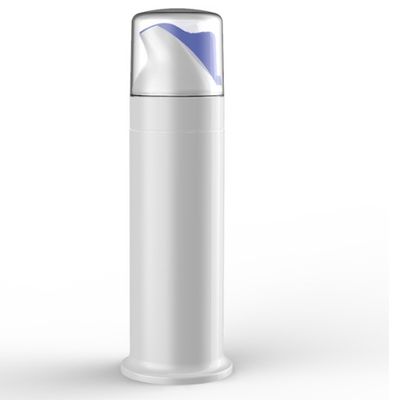 Cosmetic Packaging Tube 100ml Pp Airless Pump Toothpaste Container with Transparent Lid