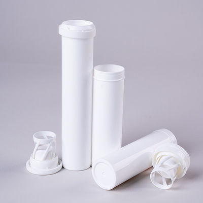 kaufen 2024 PP-Material Offsetdruck Effervesztabletten Flasche mit Trocknungsmittel-Flip-Cover Online-Herstellung
