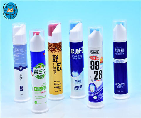 100 110ml Personal Care Airless Toothpaste Pump Tube Bottle for Toothpaste Packaging