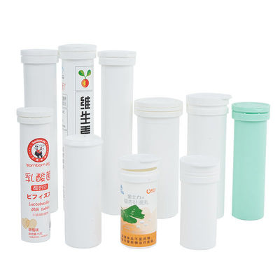 kaufen OEM Efferveszente Tablettenflasche mit weißer Plastikkappe und mattem PP-Körpermaterial Online-Herstellung