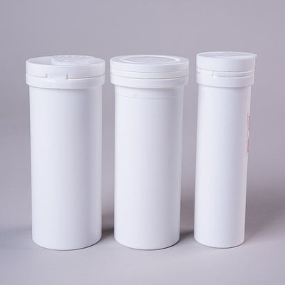 Custom White Straight Effervescent Tablets Packaging Tube for Vitamin C Professional