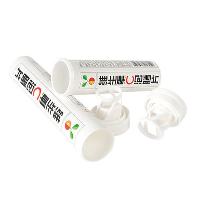 kaufen Effervesztablette Vitamin C Flasche mit PP-Kappe und individuellem Logo in weißem Kunststoff Online-Herstellung