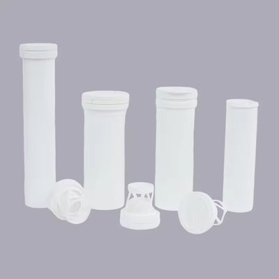 Customized Logo Matte Surface Effervescent Tablet Tube Bottle for Biodegradable Packaging