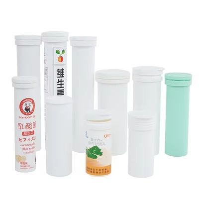 kaufen Personalisiertes Logo Lebensmittelqualität PP Matte Oberflächenbehandlung Efferveszente Tablettenflasche für Storag Online-Herstellung