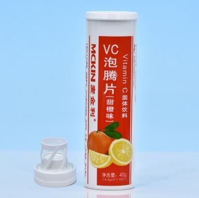 kaufen 99 mm Vitamin E Efferveszente Tabletten Tube Kunststoffbehälter Flaschen Verpackung mit Trocknungsmittel Online-Herstellung