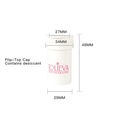 kaufen 48 mm hohe Flip-Top-Deckel mit Trocknungsmittel-Food-Grade PP-Plastik Efferveszente Tablettenröhren Online-Herstellung