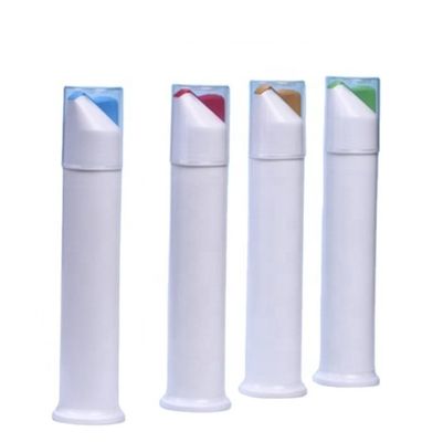 Individuelles Logo 100ml 110ml PP Luftlose Pumpe Tube Flasche für Zahnpasta Flasche Kunststoff
