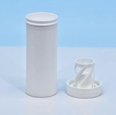 38mm*96mm PP Effervescent Tablet Tube with Desiccant Flip Cover and ISO 9001 Certified