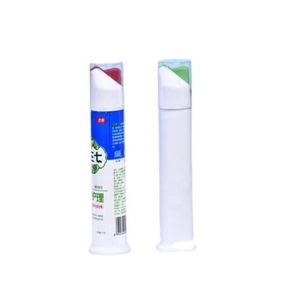 100 ml Pumpenflasche Zahnpasta Verpackungsschlauch Leere Kunststoffluftlose Schlauchflasche für Zahnpasta