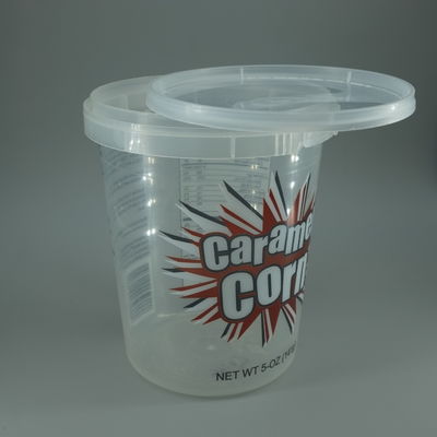 Akzeptable OEM 1L Eisbecher Custom Logo Lebensmittelqualität PP Yogurtbecher mit Deckel