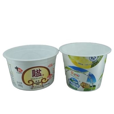 Nahrungsmittelqualität PP Custom Logo Plastik-Joghurt-Tasse für 2024 Eiscreme Verpackungsanforderung