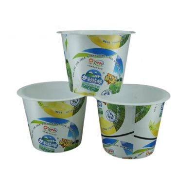 Custom Logo Cup 2023 Supply Food Grade Pp Plastikbecher für Eis und Joghurt