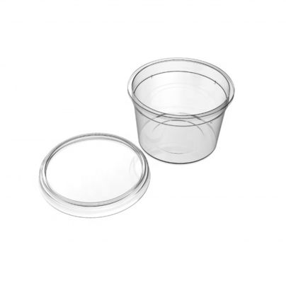 Lebensmittel PP Butter und Eisbecher mit Abdeckung