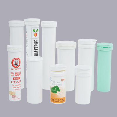 Leer 50/60/80/90 ml Vitamin C Efferveszente Tablettenbehälter PP Kunststoffröhre Verpackung