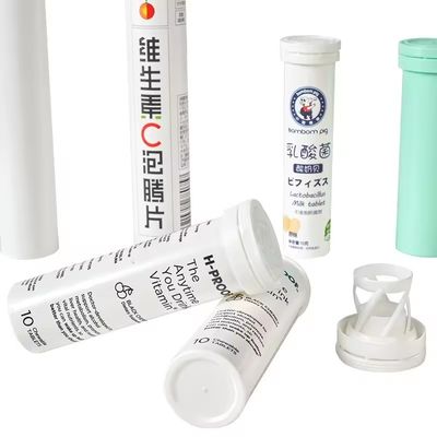 2024 PP Plastic Effervescent Tablet Tube with Easy Cleaning Function and OEM Acceptance