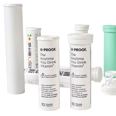 OEM Accepted Effervescent Tablet Tube Medicine Bottle with Custom Design and Printing