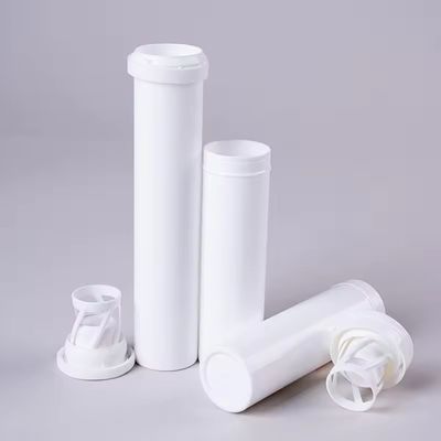 PP Collar Biodegradable Effervescent Tablet Tube Bottle for Vitamin C Medical Pills